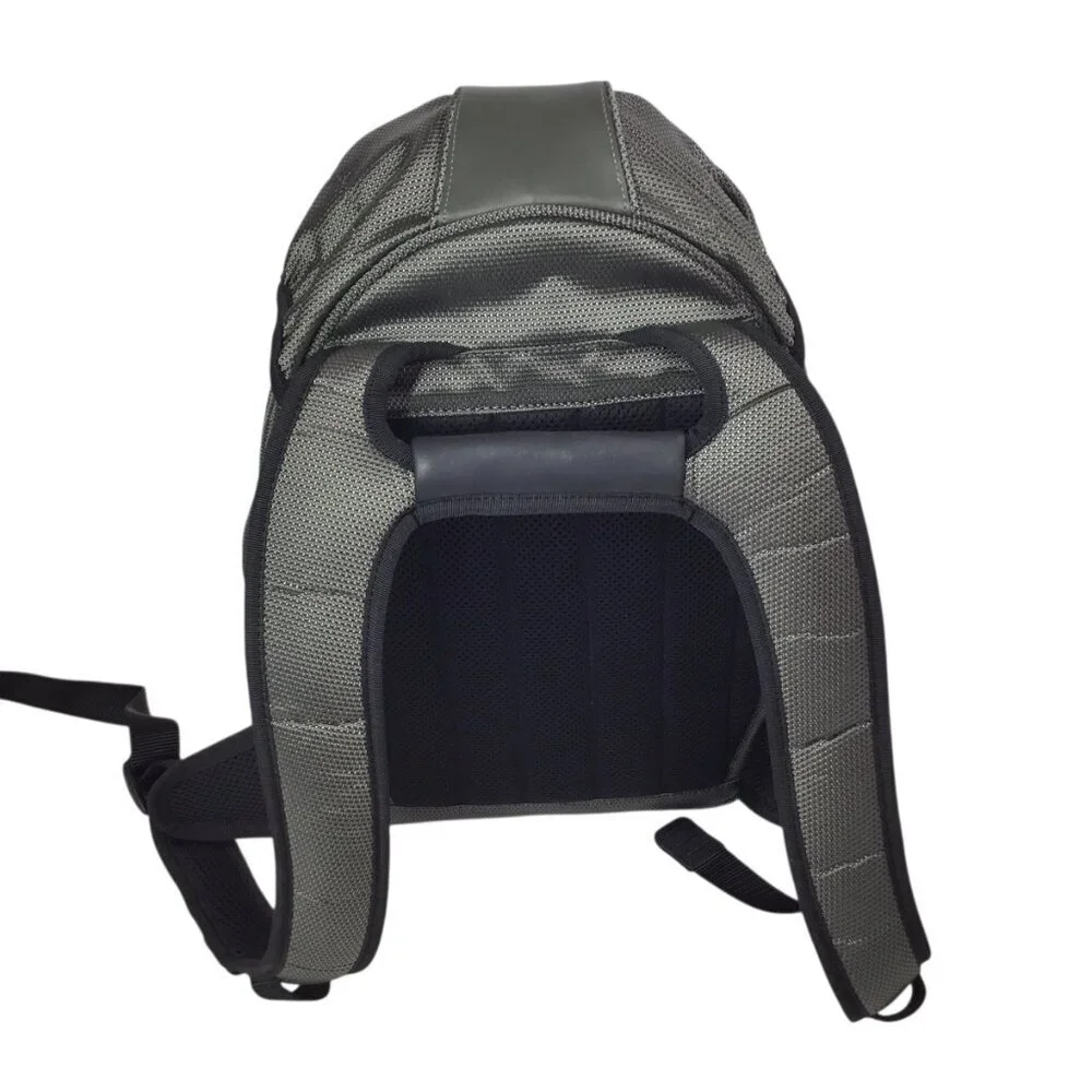 Tumi T2 Backpack Laptop Travel Bag Tech Ballistic Daypack Gunmetal Gray Padded